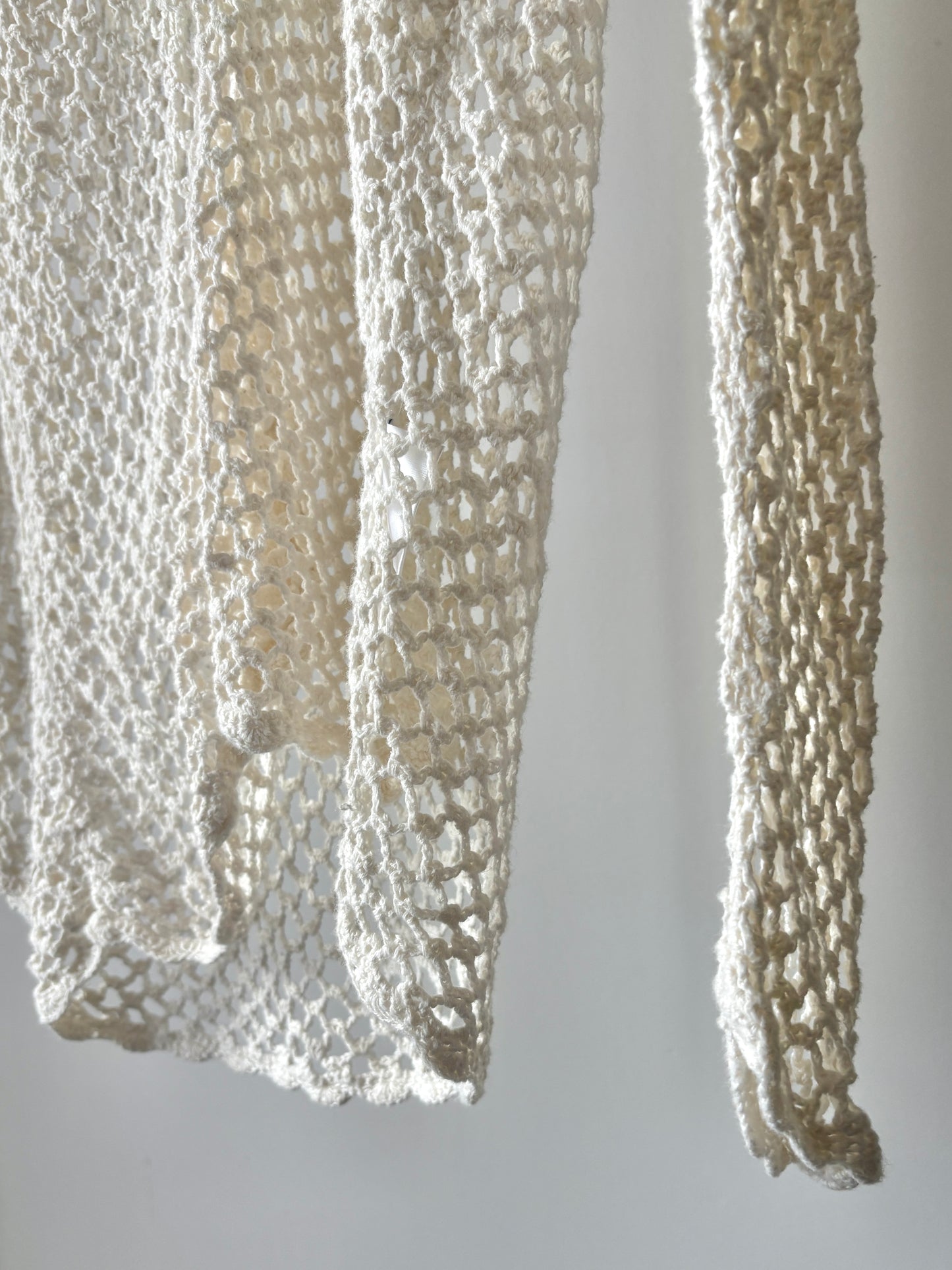 Flower crochet cardigan