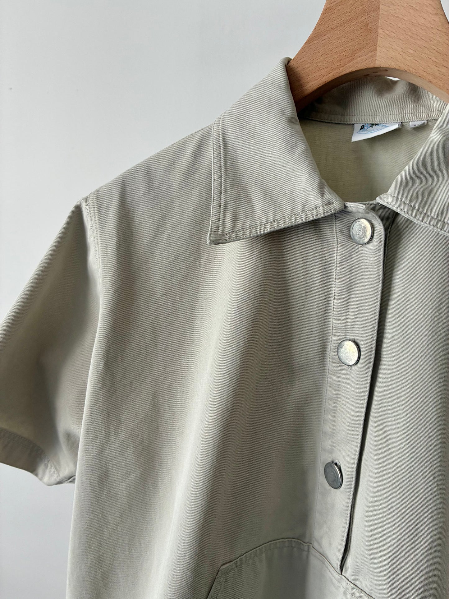 Euro silver buttons pullover shirts