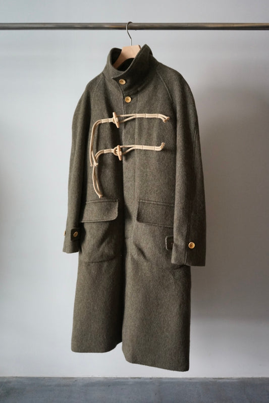 【SHOTAHIYAMA】  STAND COLLAR LOOSE WOOL COAT