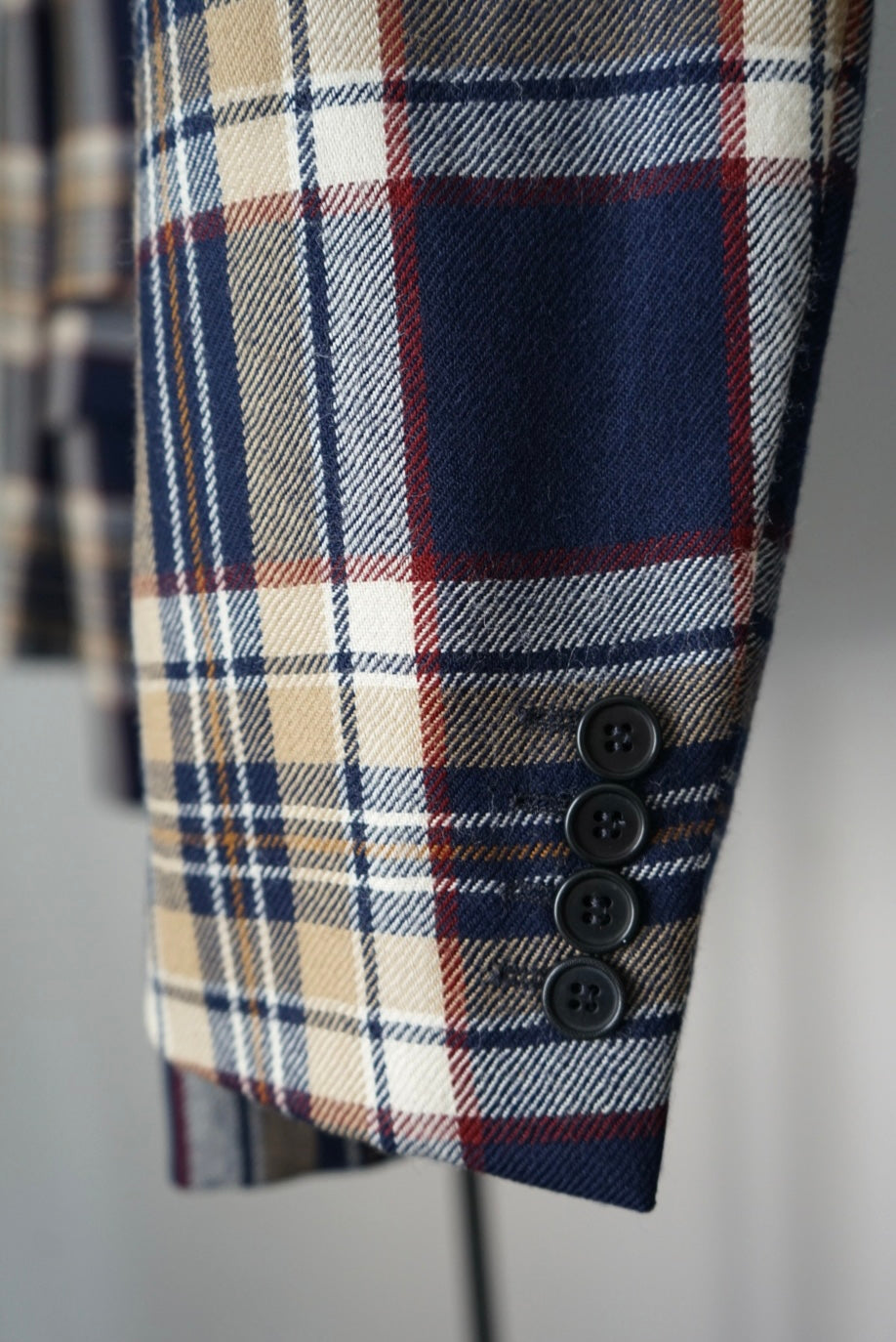 3B check tailored jacket made in Italy