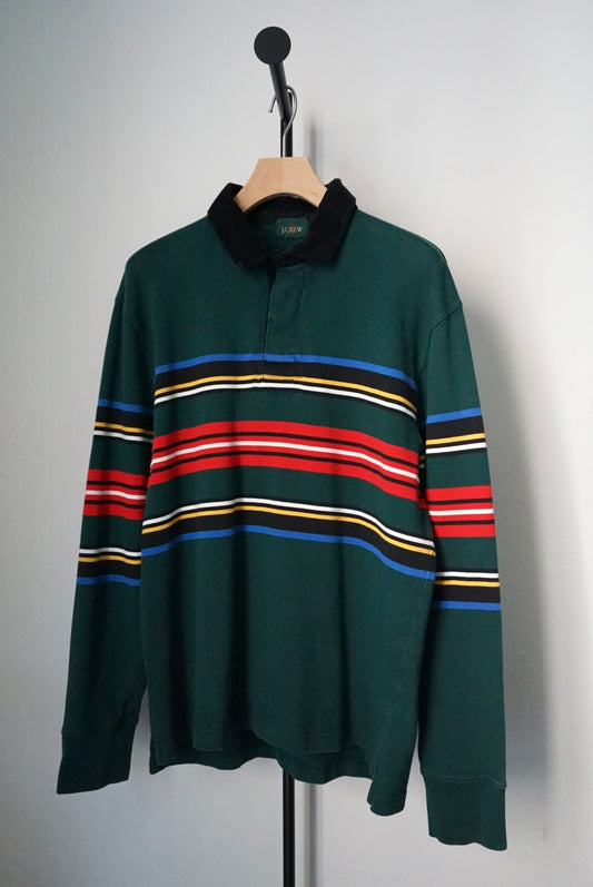 Coduroy collar rugby shirt